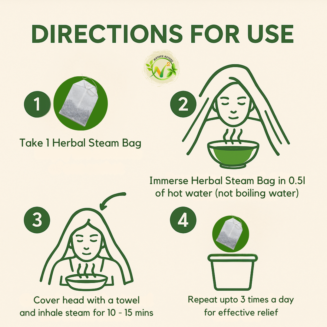 Herbal Steam Bag Combo - Monthly Pack