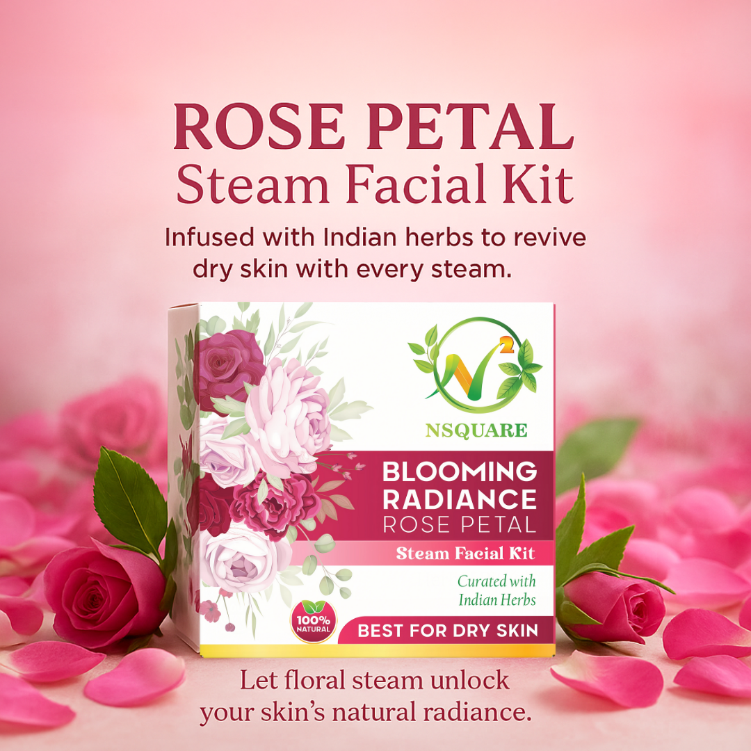 Rose Petal Steam Facial Kit