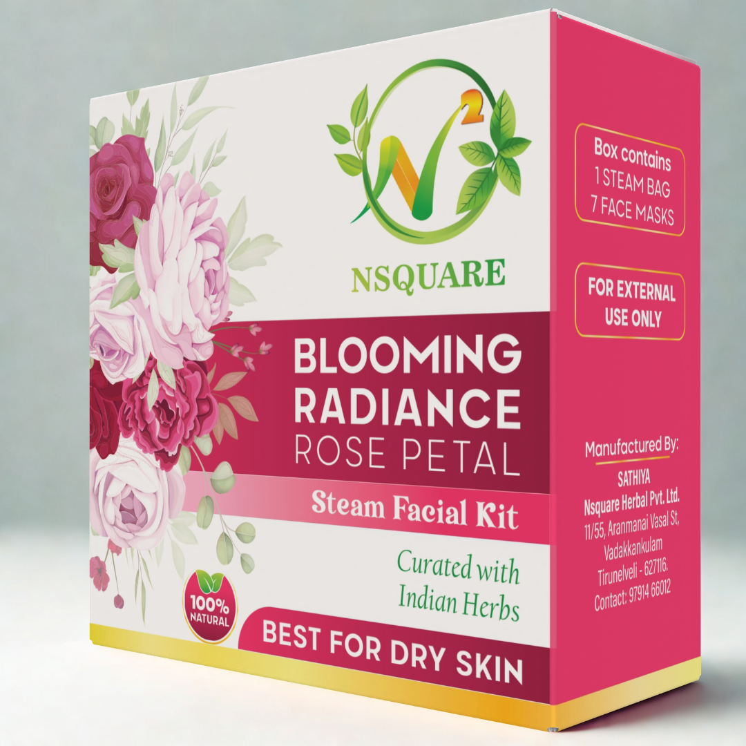 Rose Petal Steam Facial Kit