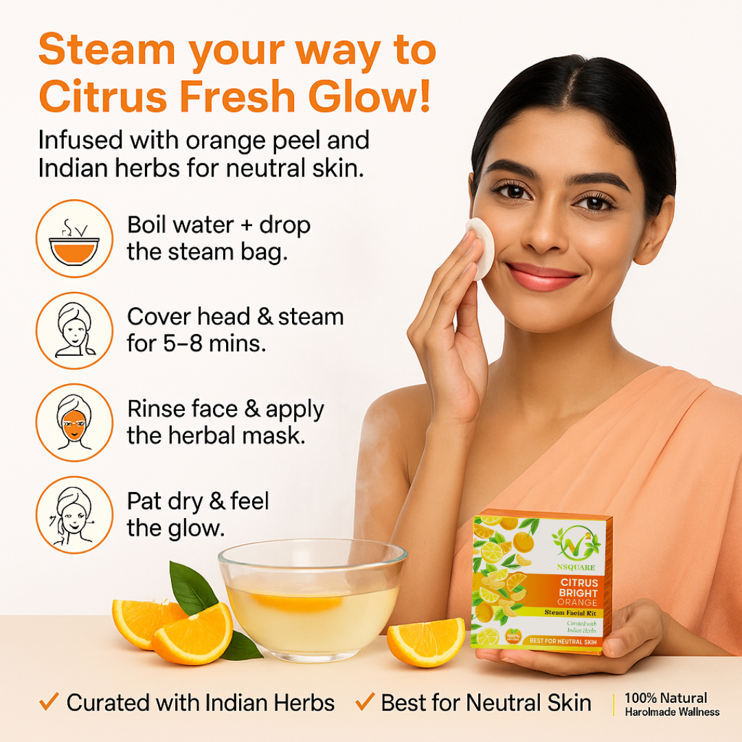 Orange Steam Facial Kit