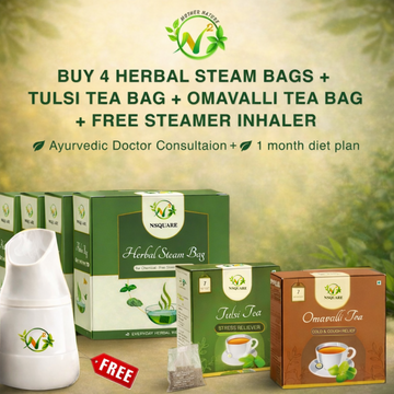 Herbal Steam Bag Combo - Monthly Pack