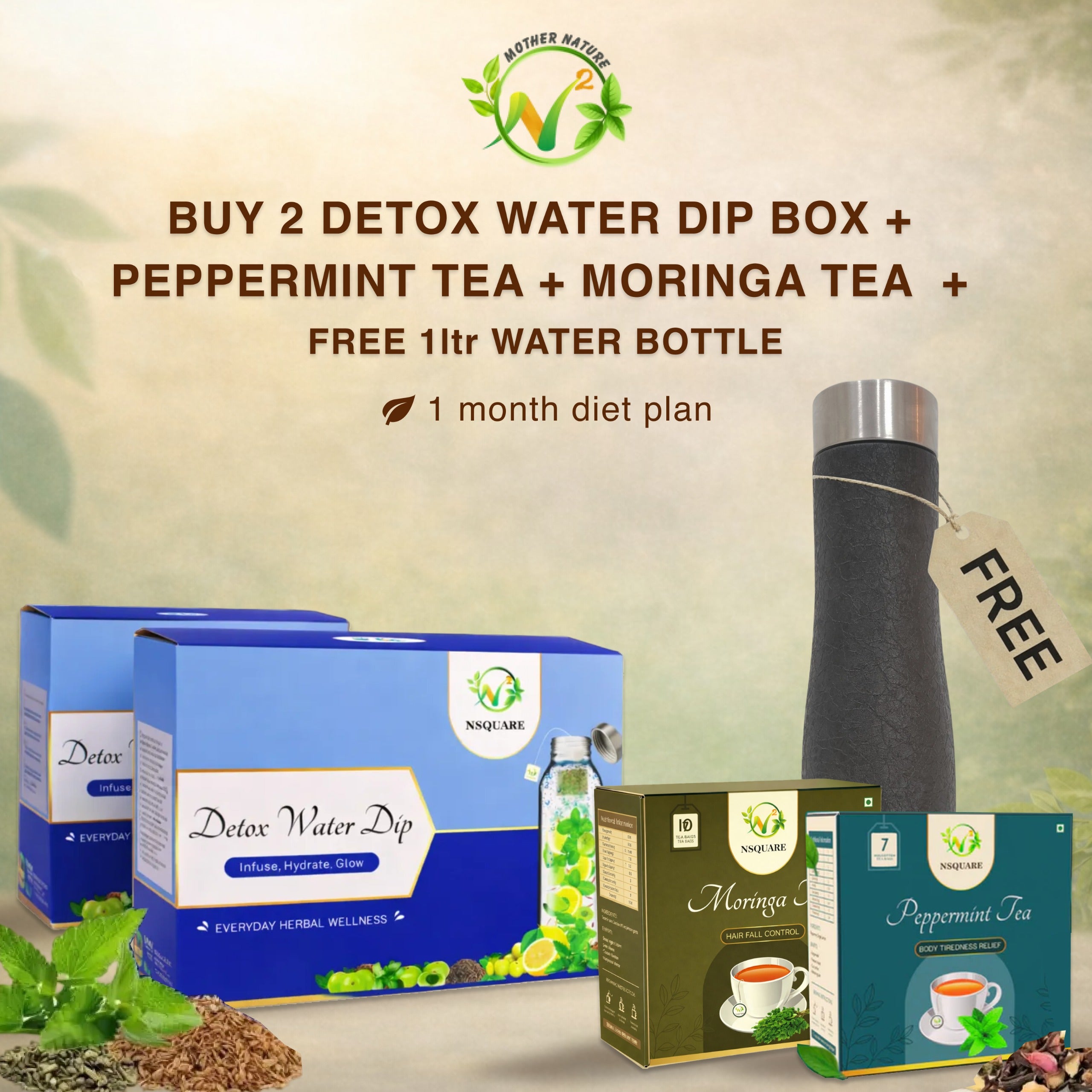 Detox Water Dip Monthly Combo